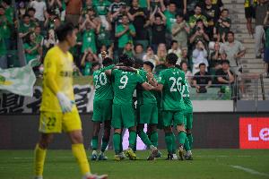 北京国安在最近六场中超保持不败4胜2平,7月来最长不败纪录