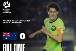 亚预赛:澳大利亚U20队0-2印尼U20队,可能无缘U20亚洲杯
