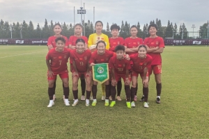 热身赛中国女足3-0越南女足,张睿、张琳艳、乌日古木拉进球