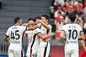 海港成广州队、泰山队后中超第三支亚洲俱乐部顶级赛事百分球队