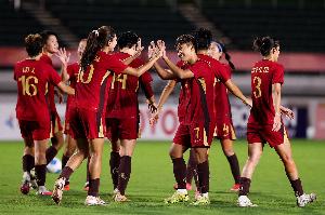 头名出线!中国女足2胜1平头名晋级亚运8强!将战E组第3越南/泰国