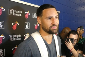 克莱谈训练时三分74连中:我更想在NBA比赛里连续命中10球