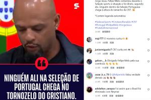 梅洛称“葡萄牙对C罗态度与阿根廷对梅西差距太大”,C罗点赞切片